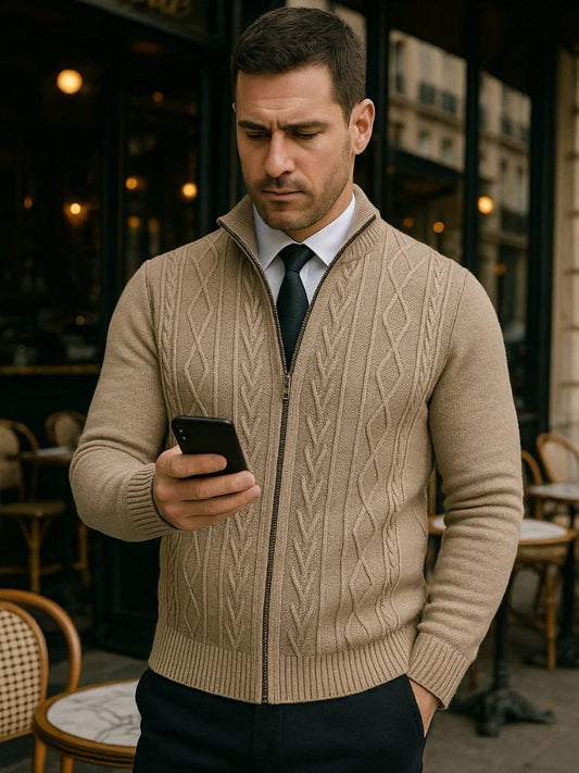 Essential Old Money Knit Sweater - Fayymont Co