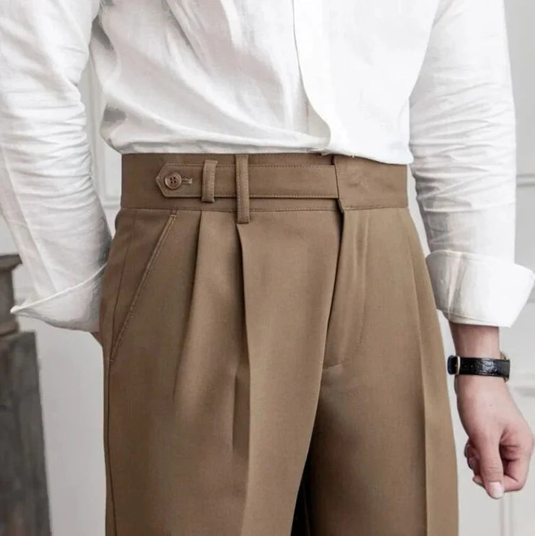 Italian Wool Trousers — Tailored Fit
