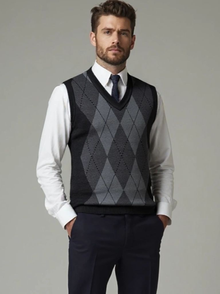 Academic Essential Knit Vest - Fayymont Co