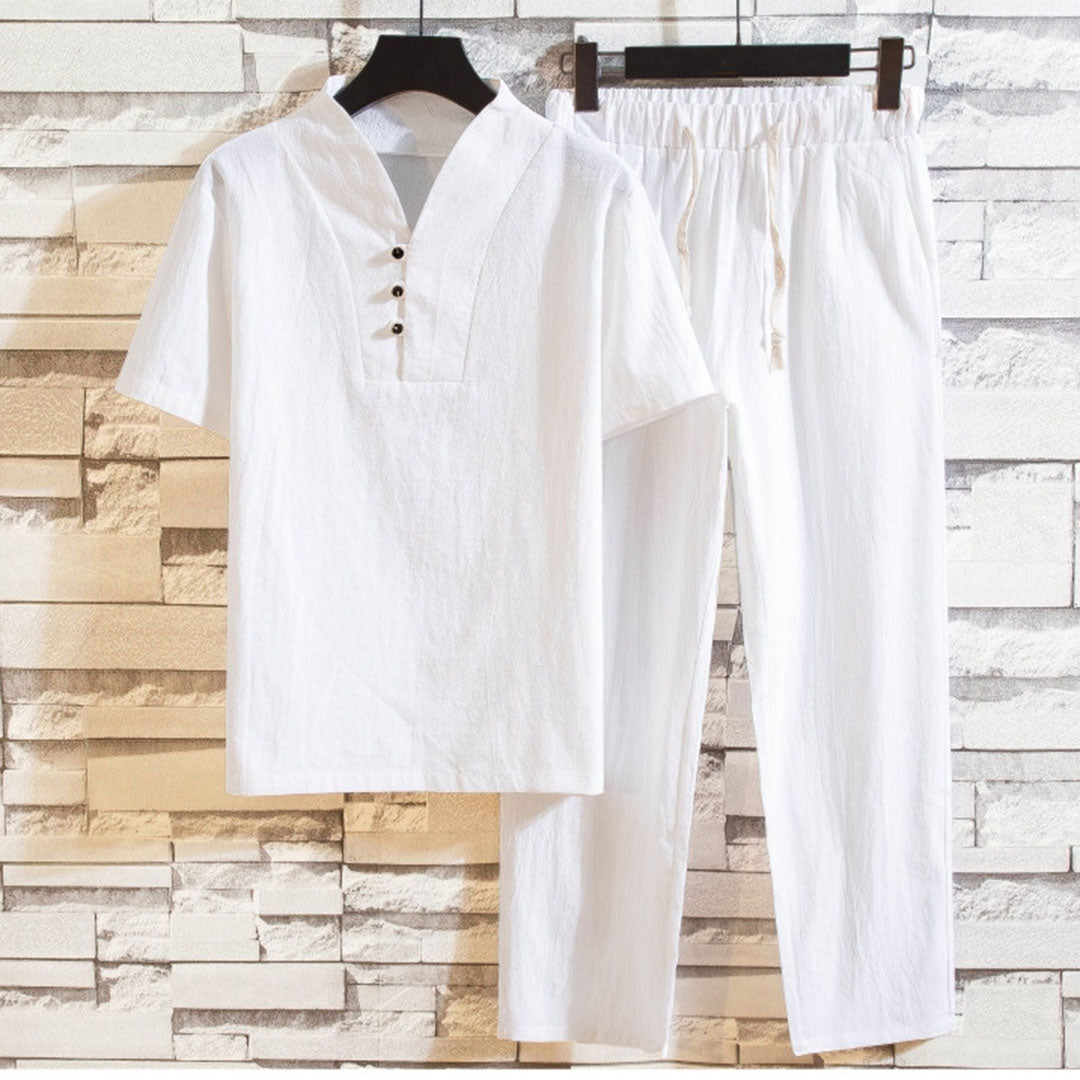 Weekender Linen Co-ord — Shirt & Trouser