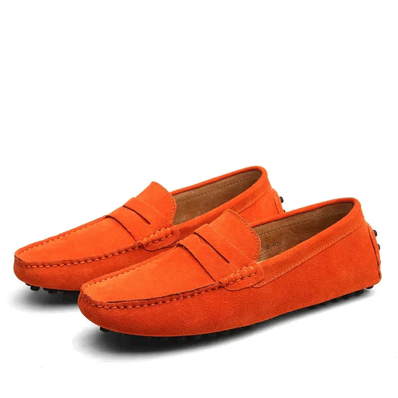 Men's Suede Loafers Italian Style