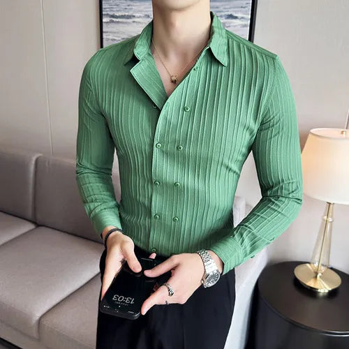 British Double Breasted Shirt