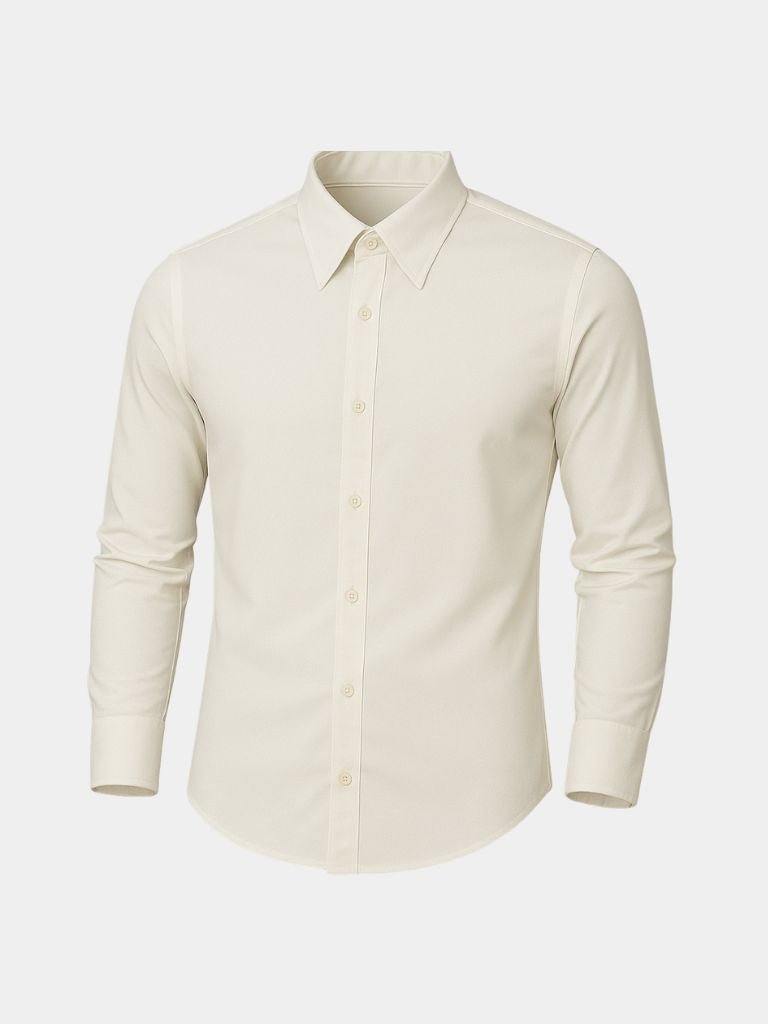 Elegant Spearpoint Collar Shirt - Fayymont Co