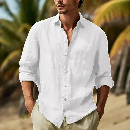 Alentejo White Linen Shirt