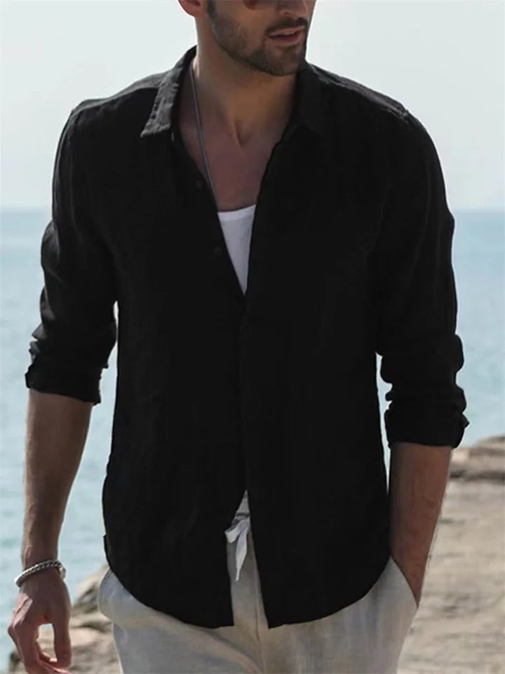 Sustainable Linen Shirt — Classic Cut