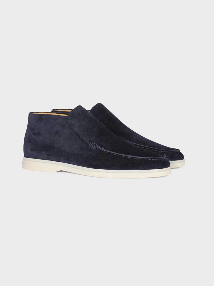 Monaco High Suede Loafers