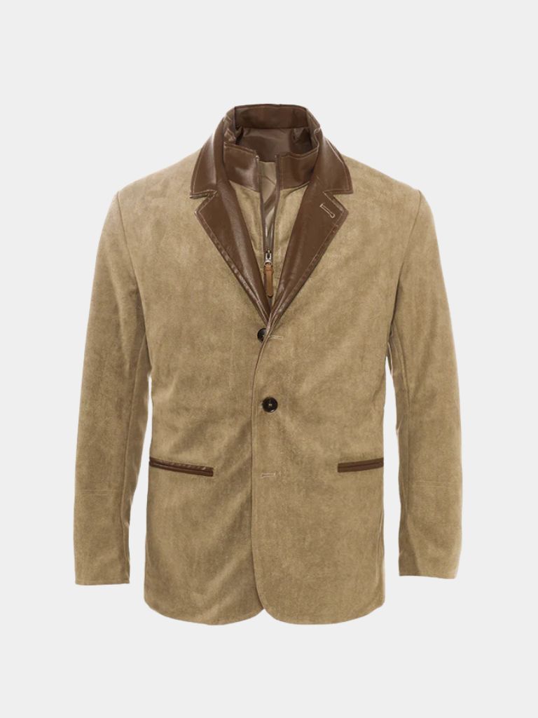 Lucien Autumn Suede Coat - Fayymont Co