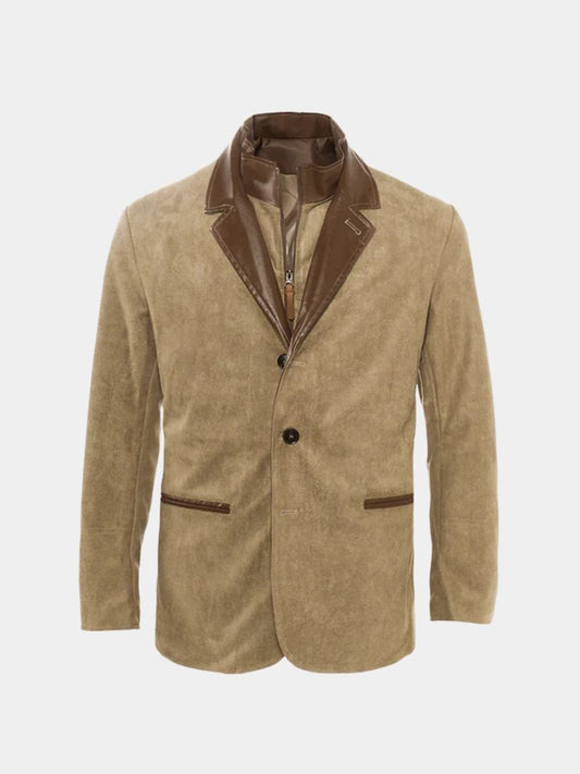 Lucien Autumn Suede Coat - Fayymont Co
