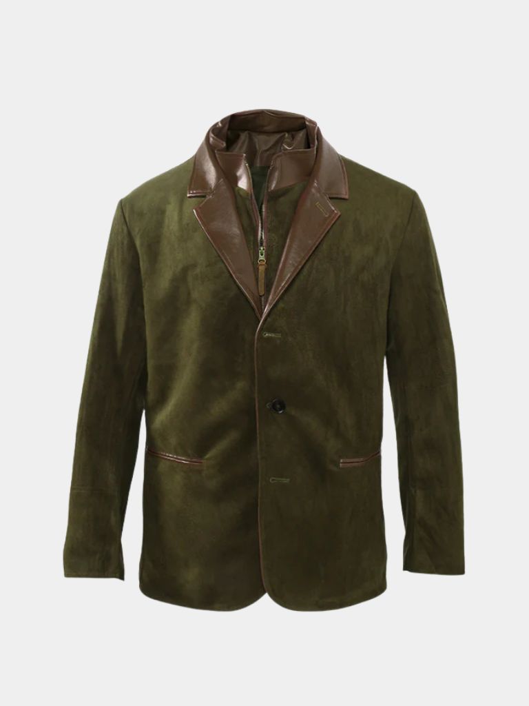 Lucien Autumn Suede Coat - Fayymont Co