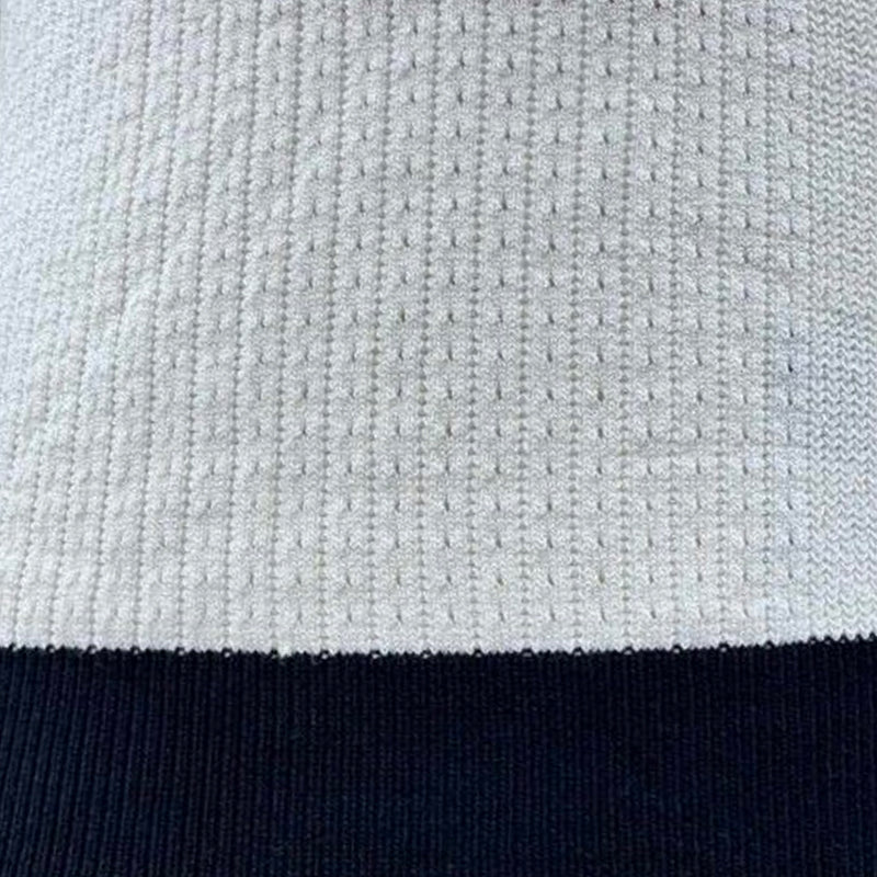 Wimbledon Contrast V-Neck Knit