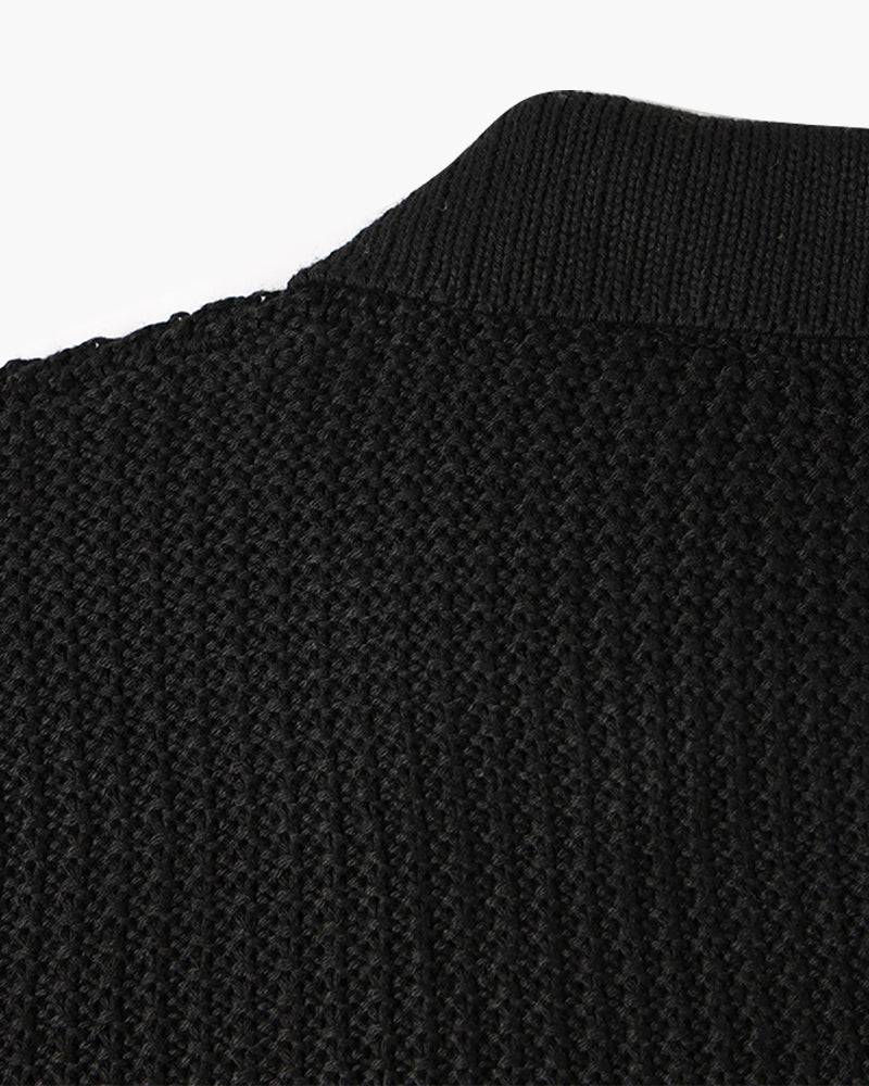 Cotton Zipped Sweater - Fayymont Co