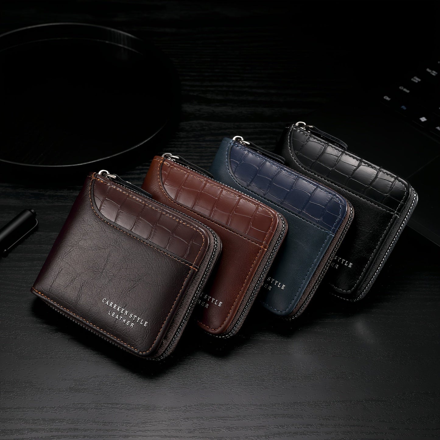 Stylish Men's Zipper Wallet