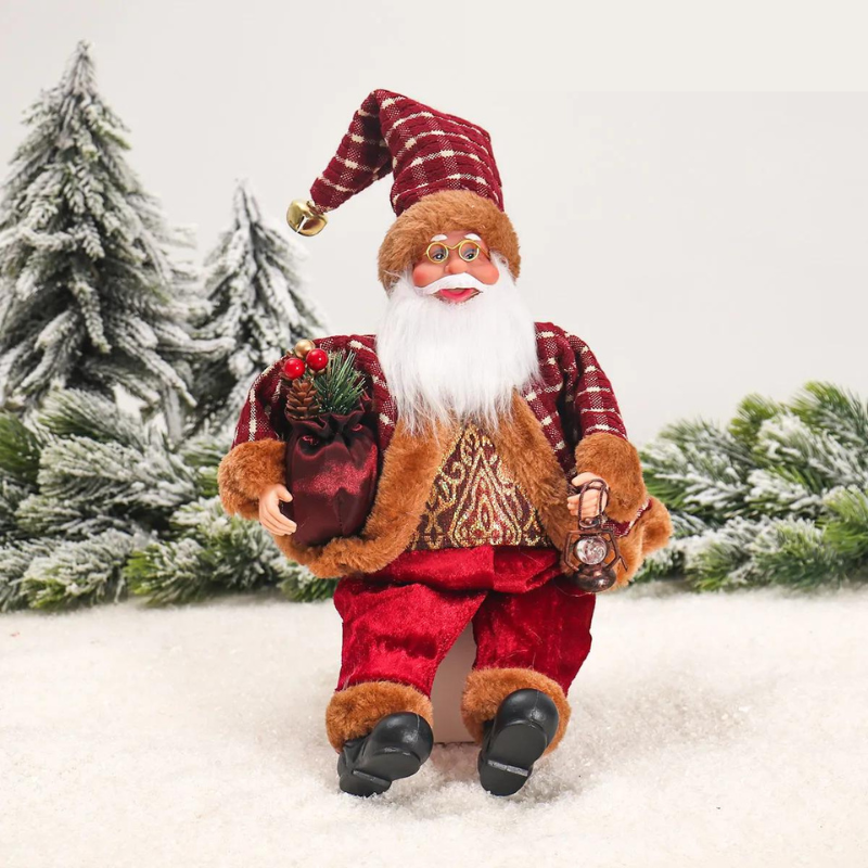 Boneco Papai Noel Decorativo 30cm