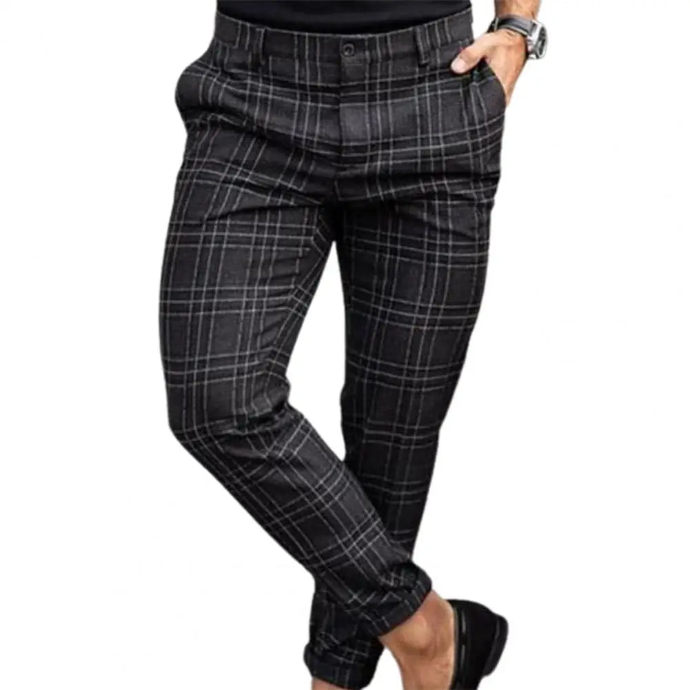 Ampezzo Plaid Wool Trousers