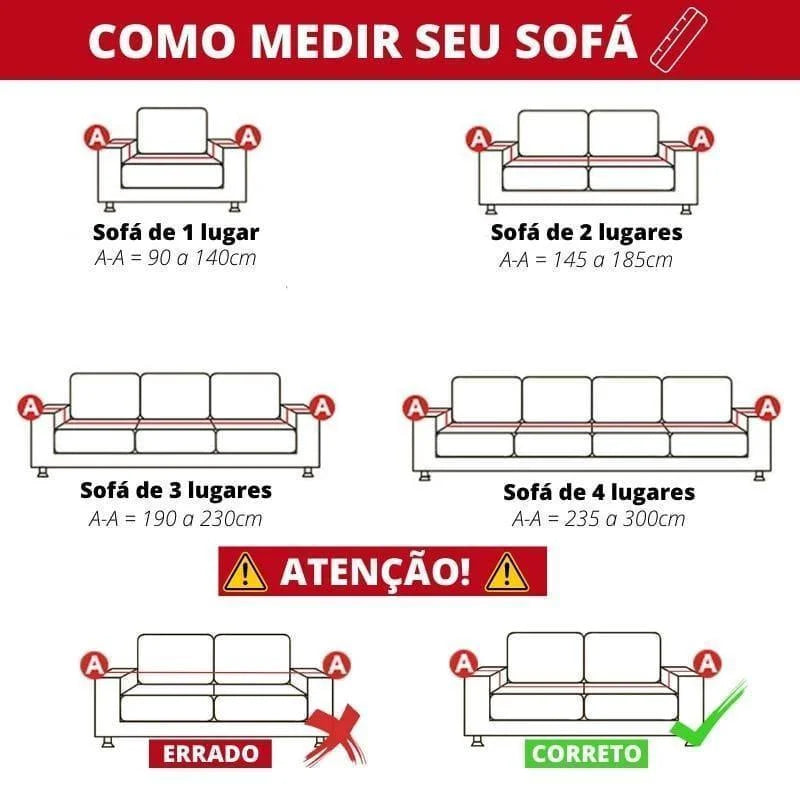 Capa de Sofá Premium à Prova de Água e Anti-Arranhões