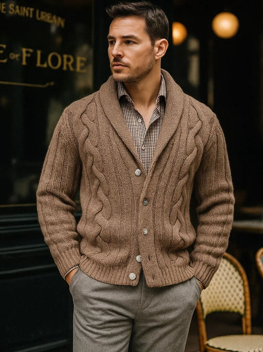 Men's Knitted Cardigan - Fayymont Co