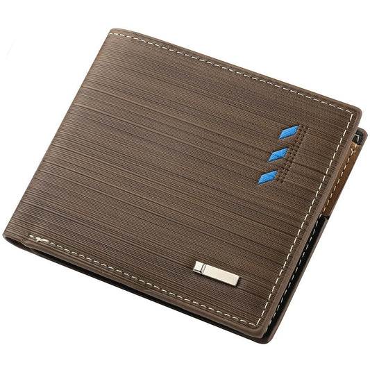 Striped Bifold Wallet – Menelites Edition