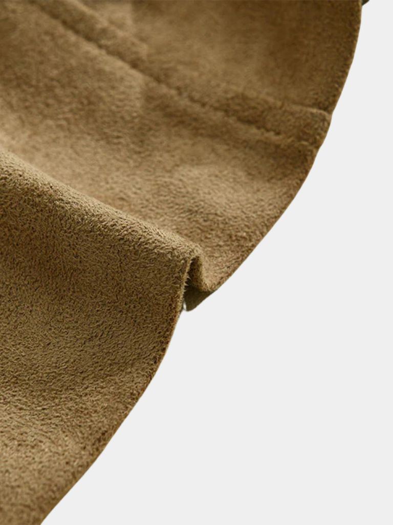 Lucien Autumn Suede Coat - Fayymont Co