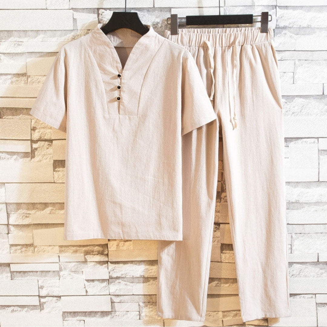 Weekender Linen Co-ord — Shirt & Trouser