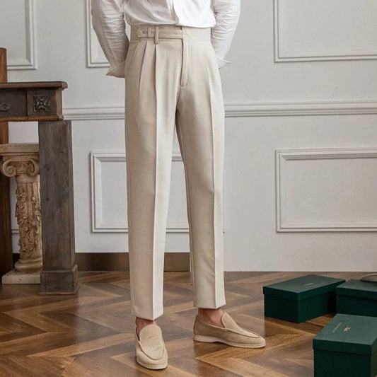 Italian Wool Trousers — Tailored Fit