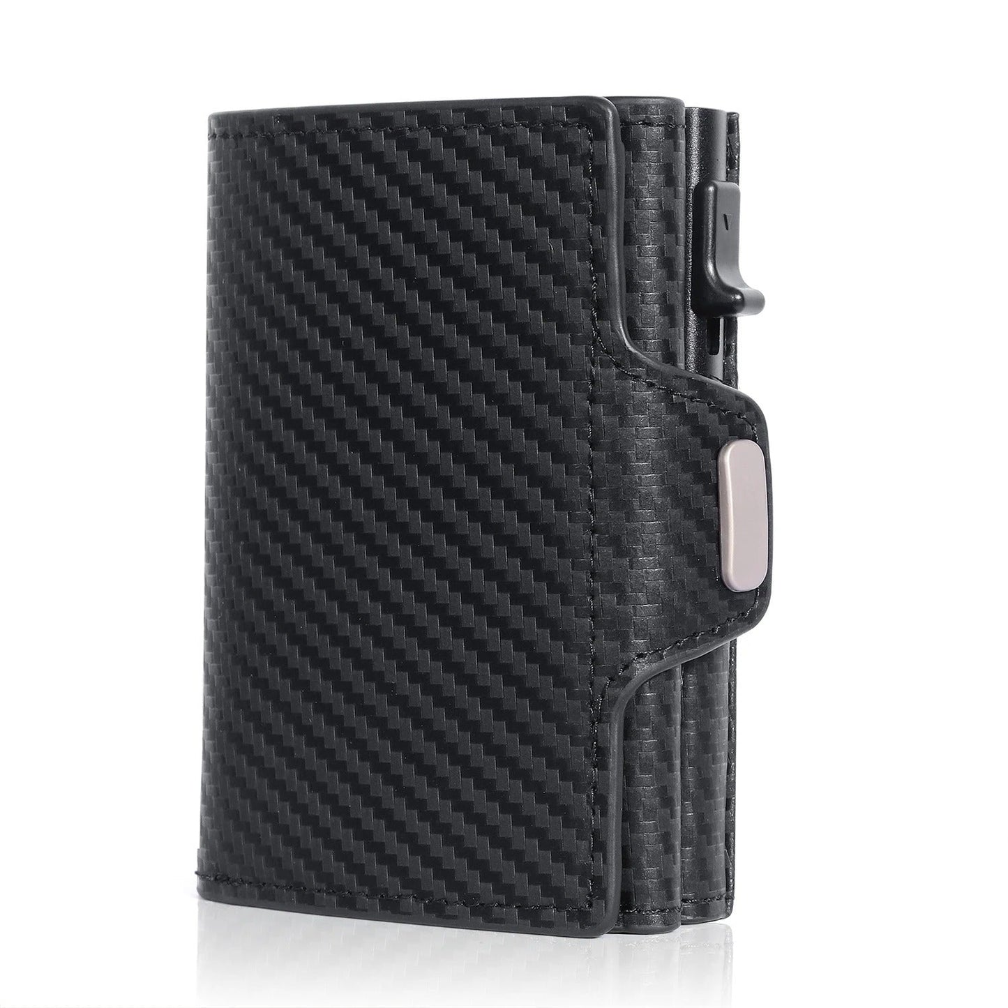 Pop-Up RFID Wallet in Genuine Leather – Sleek Protection, Effortless Access