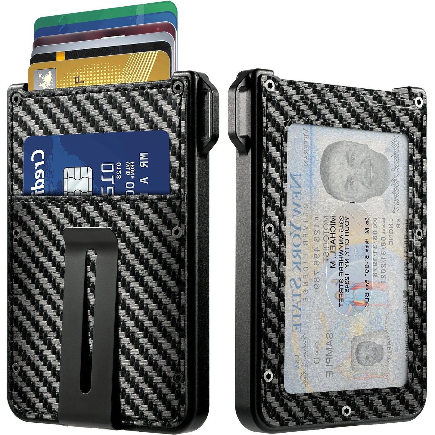 Men Carbon Fiber Wallet