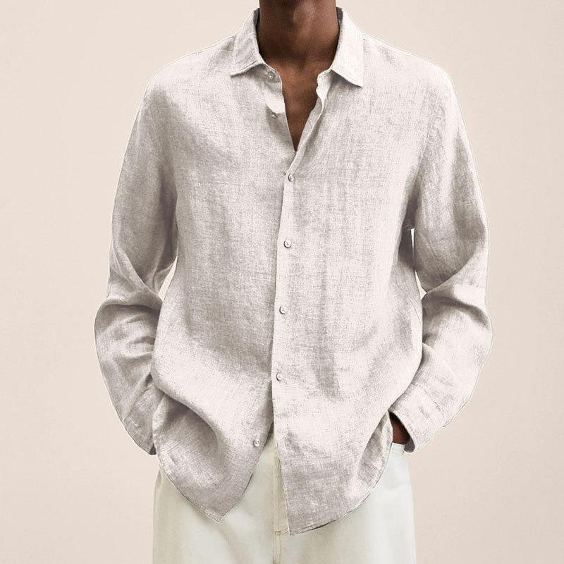 Men's Linen Shirt Elegant Style