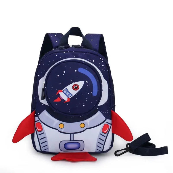 Mochila Escolar Infantil Unisex 3D Espaço