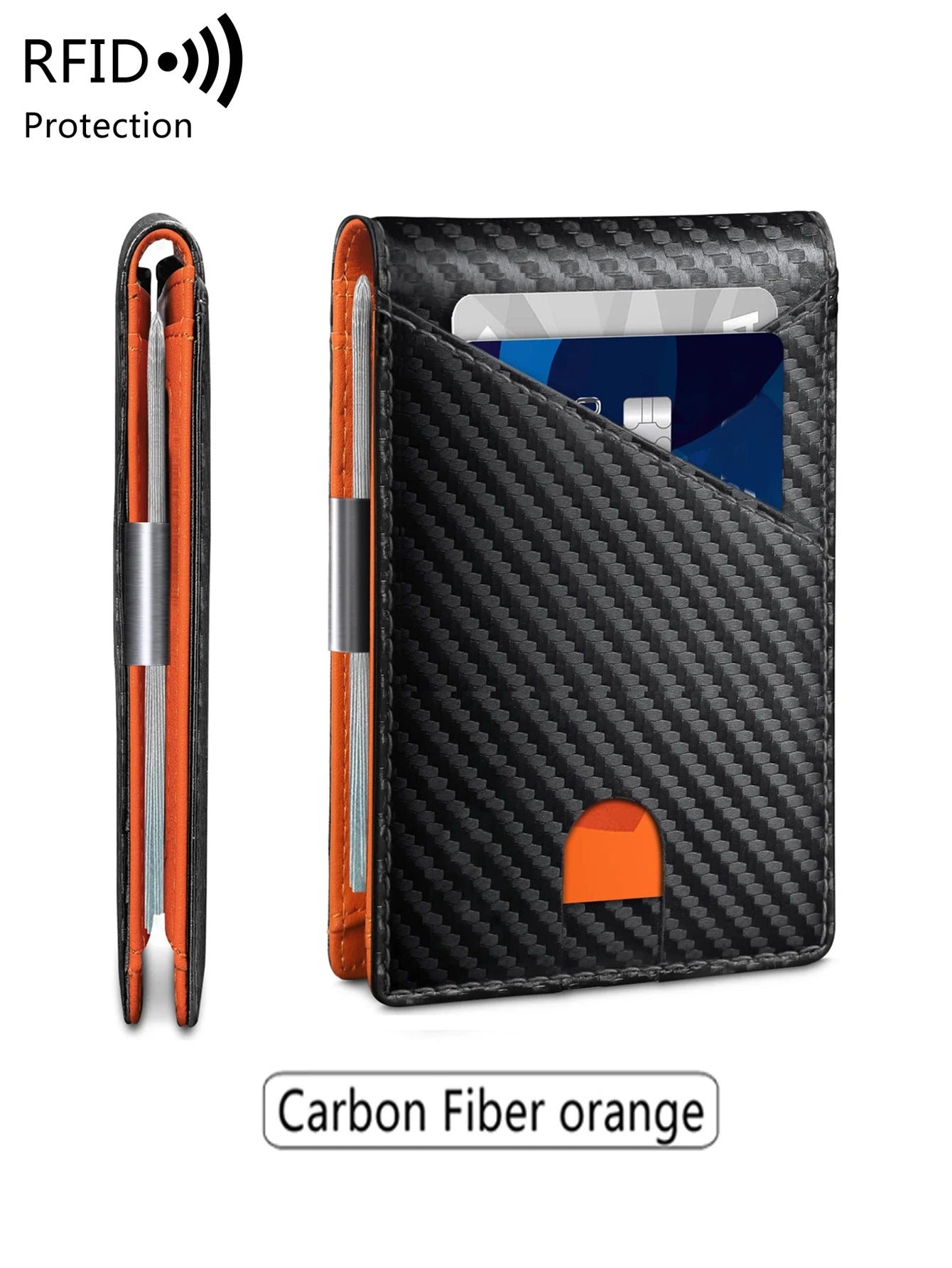 RFID Blocking Carbon Wallet