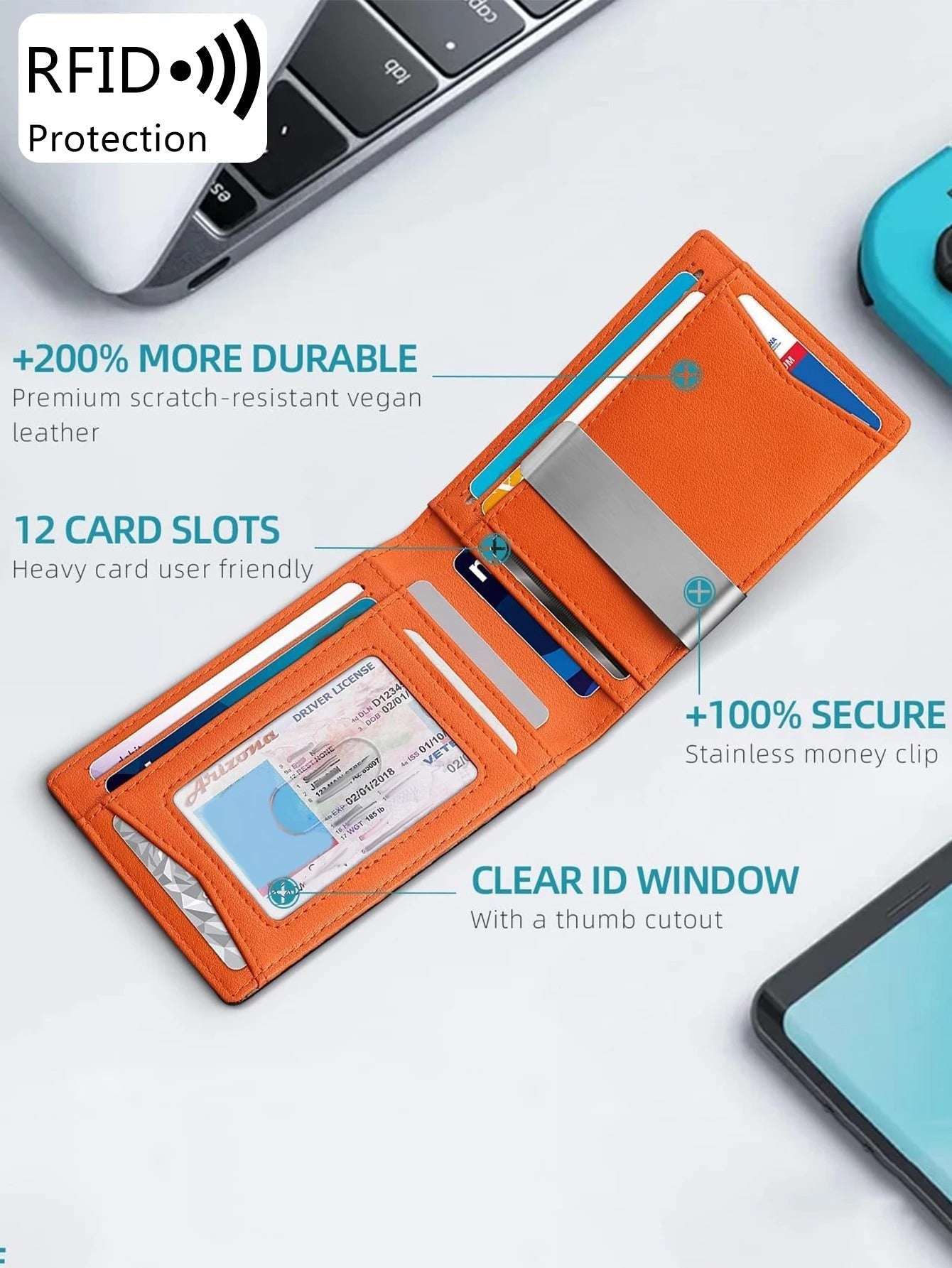 Fayymont Minimalist RFID Anti-Theft Wallet – Secure, Stylish, and Slim