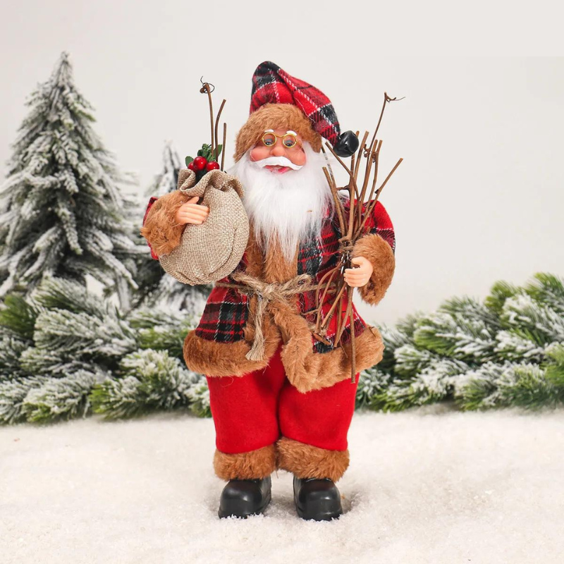 Boneco Papai Noel Decorativo 30cm