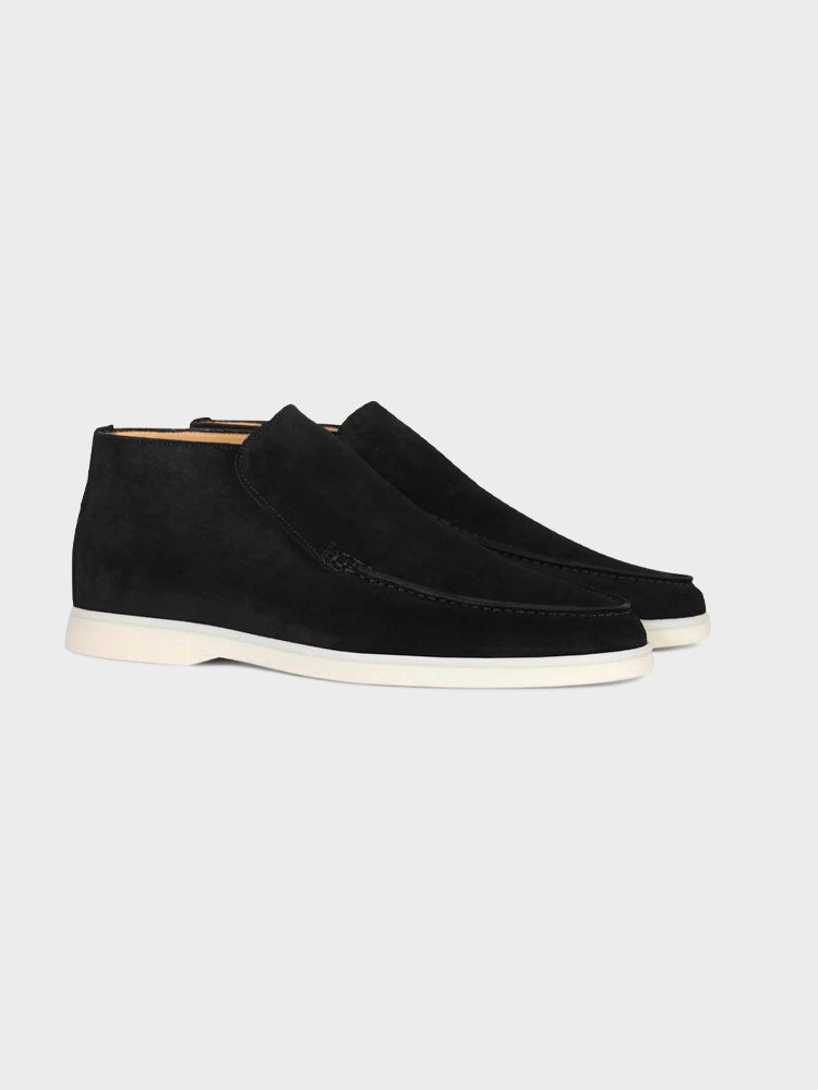 Monaco High Suede Loafers