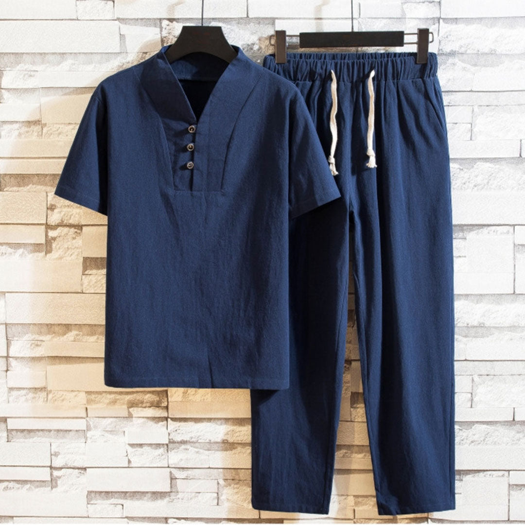 Weekender Linen Co-ord — Shirt & Trouser