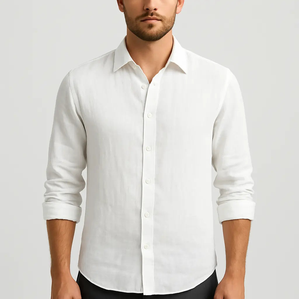 Sustainable Linen Shirt — Classic Cut