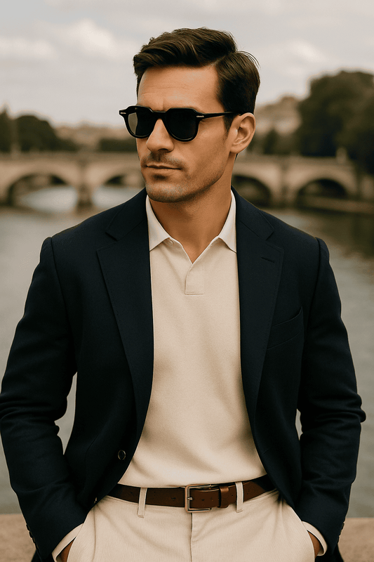 Summer Polygon Sunglasses – UV400 Protection for Men