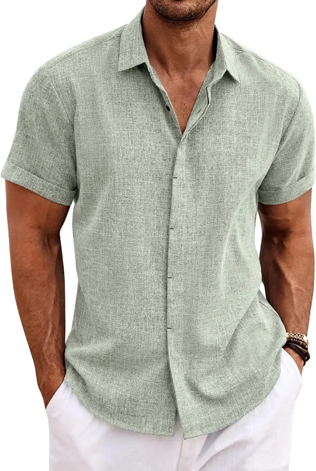 Milo Riviera Linen Shirt – Short Sleeve Summer Edition