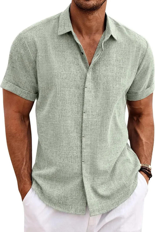 Milo Riviera Linen Shirt – Short Sleeve Summer Edition