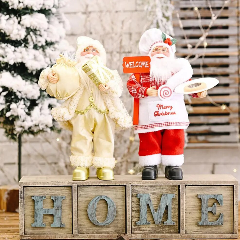 Boneco Papai Noel Decorativo 30cm