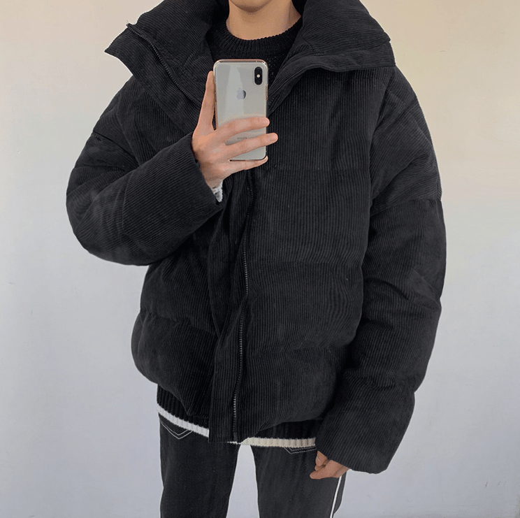 Corduroy Puffer Jacket