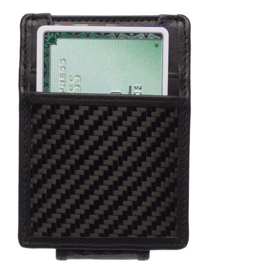 Carbon Forge Monarch Clip – Leather & Carbon Fibre Wallet