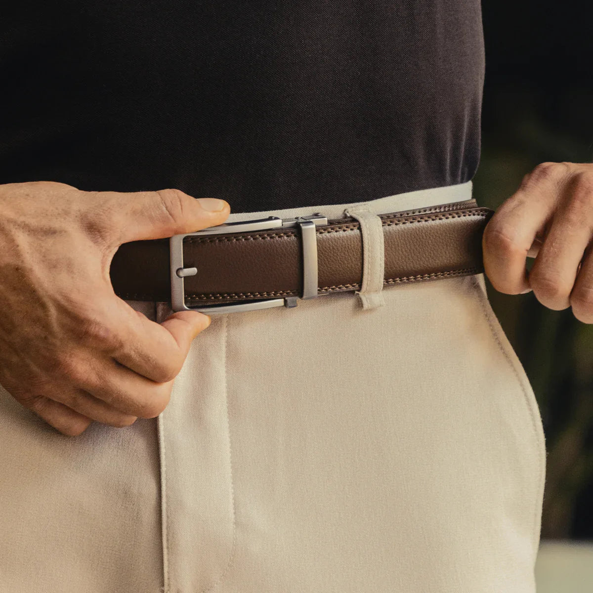 AutoFit Belt Executive | Self-Locking Buckle with Luxury Strap