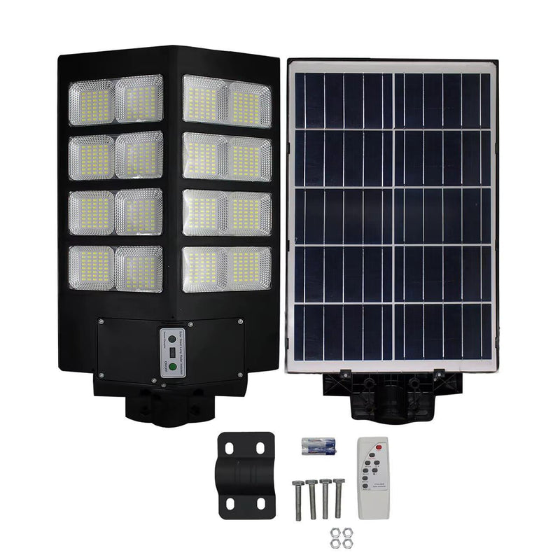 Luminária LED Solar Brilho Novo - Para Chácaras, Quintal, Comércio e Ruas