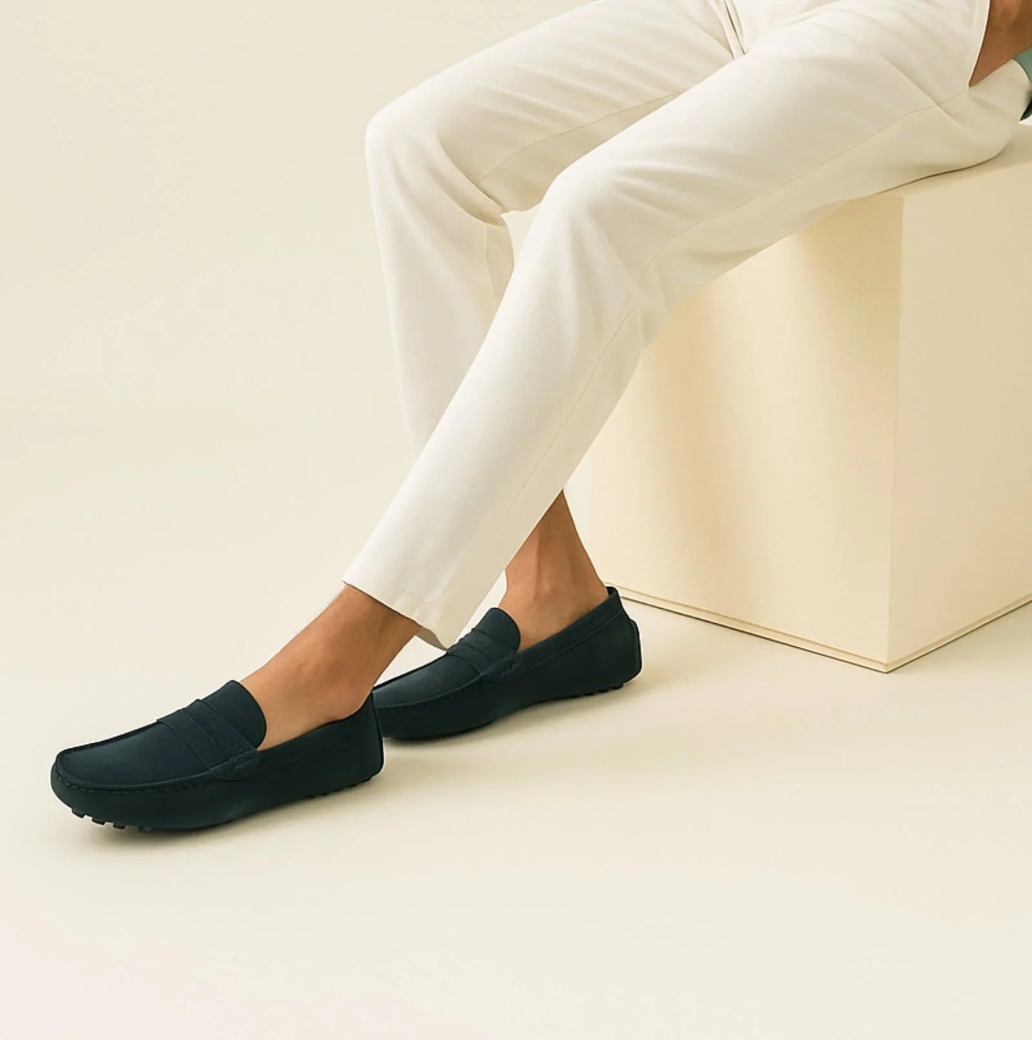 Men's Suede Loafers Italian Style