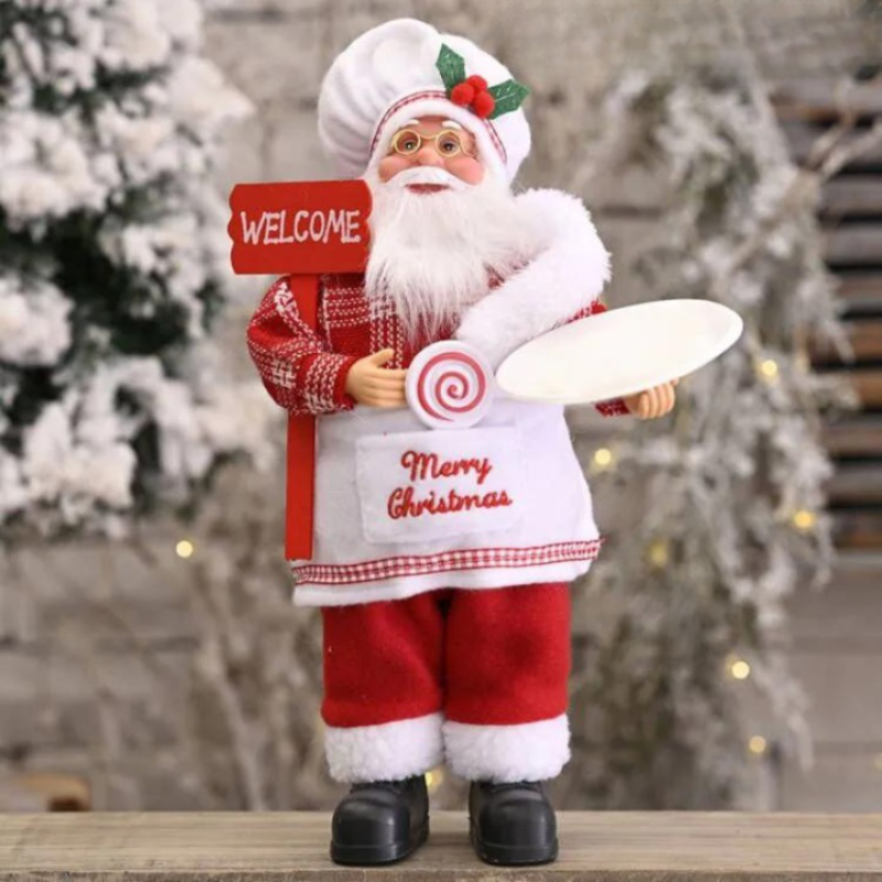 Boneco Papai Noel Decorativo 30cm