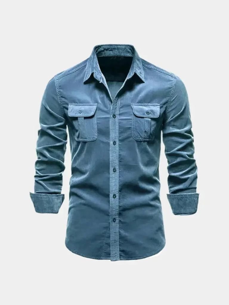 Casual Business Corduroy Shirt - Fayymont Co