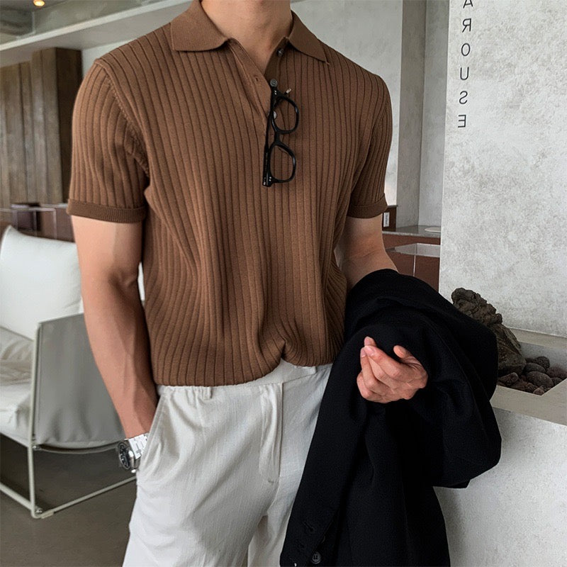Amalfi Knitted Polo Shirt