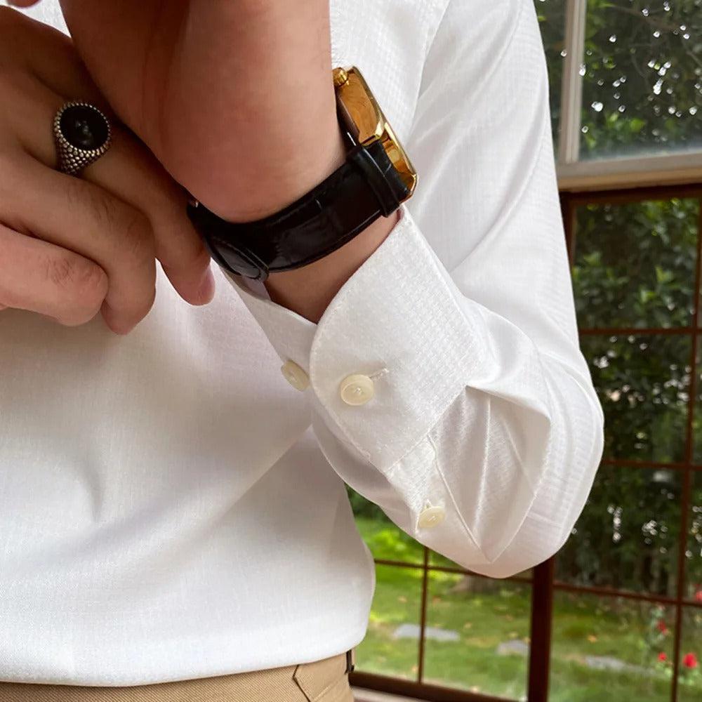 Luxury wedding shirt men