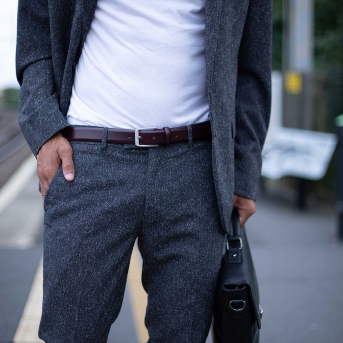 Langham Men's Formal Leather Belt