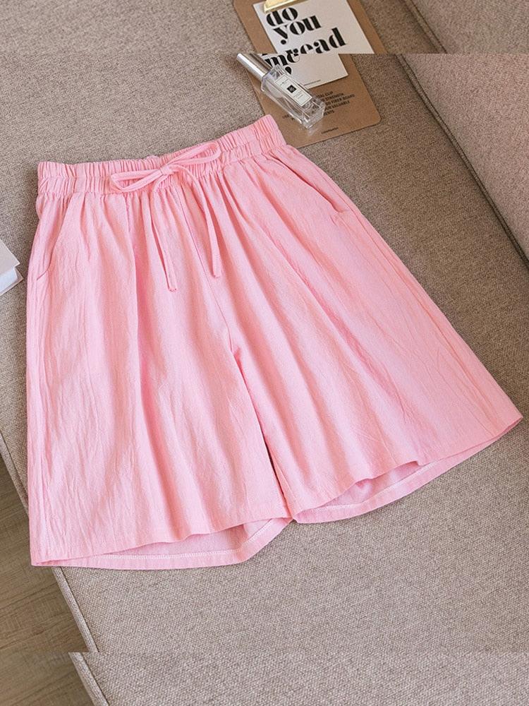 Shorts Veraneio em Linho e Algodão Amares - Promoção Compre 2 e Leve 3