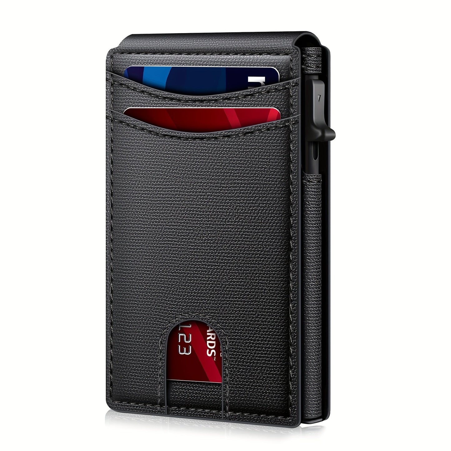 Men's RFID Blocking Bifold Wallet with Pop-up Card | FREE Surprise Gift